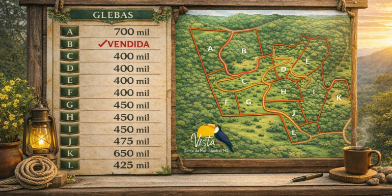 Mapa + Tabela de Preço